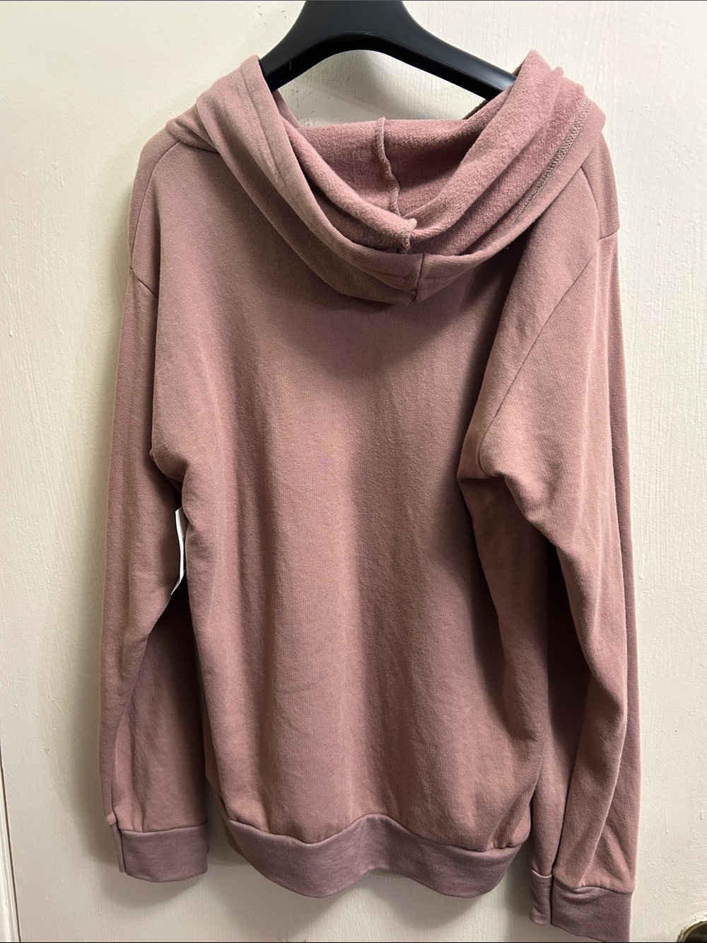 Ketzal Handmade Embroidered Boho Style Mauve Hooded Sweatshirt with Multicolor M - Picture 2 of 4